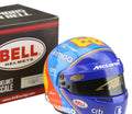 Casco escala 1:2 Fernando Alonso Indycar 2019 AUTOGRAFIADO