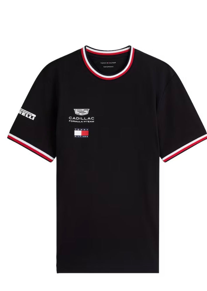 Playera Cadillac team negra